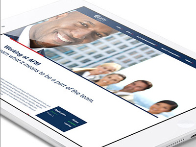 AFM - Atlantic Facilities Management Website flat intranet ios minimal responsive ui ux