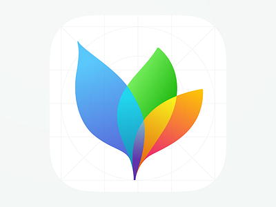 MindNode 3 App Icon app app icon flower icon illustration ios ios 7 mindnode