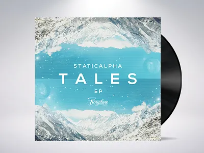 Scripture Music 003 Staticalpha - Tales EP Cover Art cover coverart dnb drumnbass vinyl