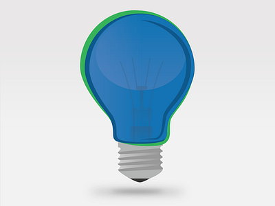 Lightbulb flat illustration lightbulb vector