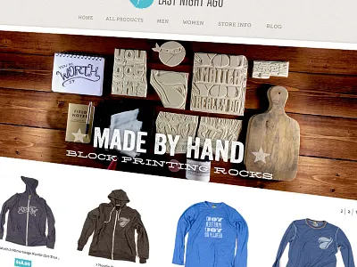 Block Printing Banner banner block print print shop store