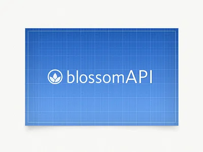 Blossom API api blossom blueprint data kievit logo shadow teaser