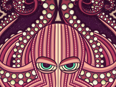 Octopus animal graphic illustration octopus pattern