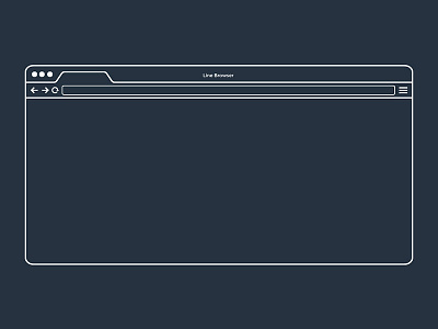 Line Browser Freebie browser flat free freebie line minimal vector