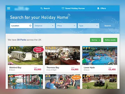 Updated visuals for a tablet first web app