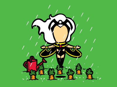 Part Time Job 015 Veggie Farm chow hon lam comic cute flying mouse 365 job lol marvel movie pop culture storm super heroes x men