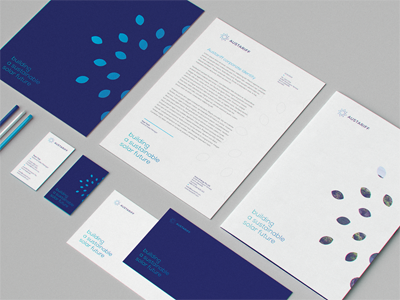 Austariff branding energy solar stationery