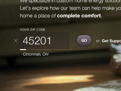 Zip code energy location ui zip code