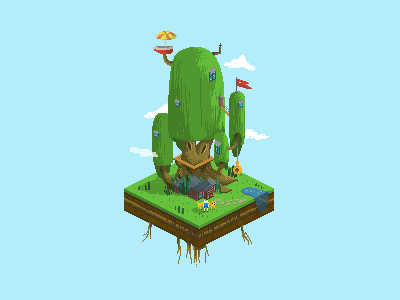 Adventure Time 8 bit adventure time illustration pixel art