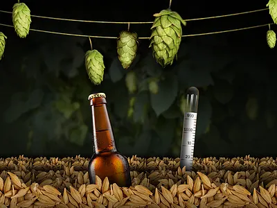 Beer Me illustration parallax photo manipulation