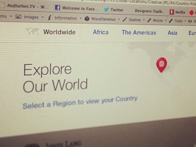Country Selector country selector design map navigation real estate ui ux web world