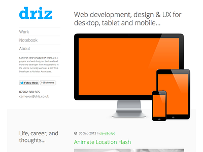 New website sneak peak blog personal portfolio web website