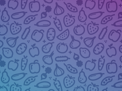 Vegetables Pattern background blue fruits icons line minimal pattern purple seamless vegetables