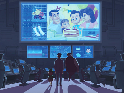 Fulfillment Department concept art digital painting visual development you wish