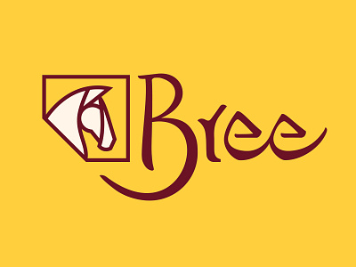 Bree logo hand lettering logo type