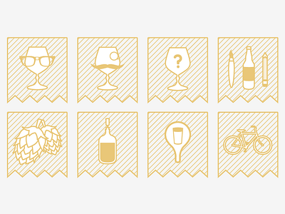 Craft Beer Icons for Holiday Gift Guide badges beer beer travel christmas craft beer gift guide holiday hops icons