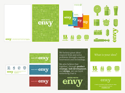 Made With Envy brand identity illustration logo rebrand