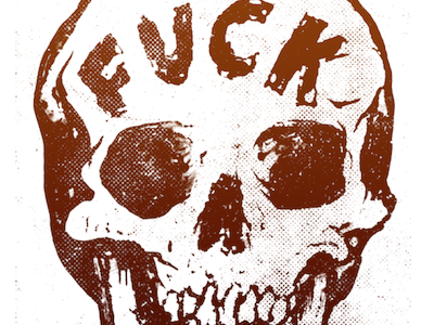 Fuckhead design fuck illustration red skull wip