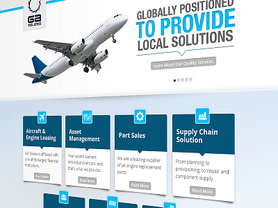 Aircraft Parts Manufacturer web design