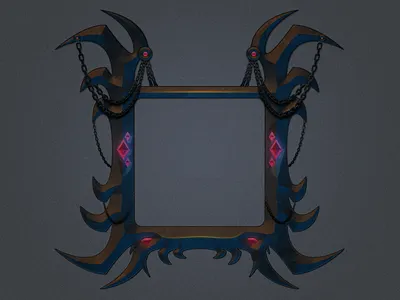 UI Menu Frame Concept for Project SoulReaper concept playstation reaper ui vector vita