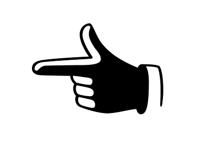 ☚ black left pointing index ff quixo font index light manicule type type design u261a ☚