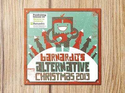 ALT CHRISTMAS album cover christmas hand drawn hand lettering illustration music typography