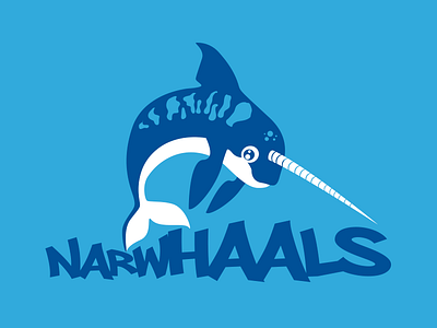 Narwhals T-shirt Design illustration vector