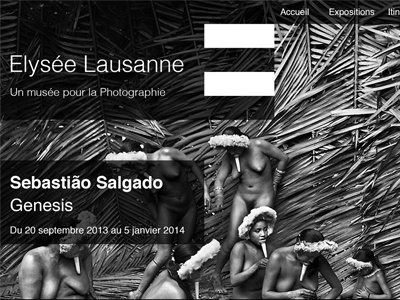 Redesign Musée de l'Elysée, Lausanne elysee musee museum redesign webdesign