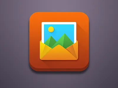 Pick 2 Friend app envelope icon ipad iphone message photo pic psd sms
