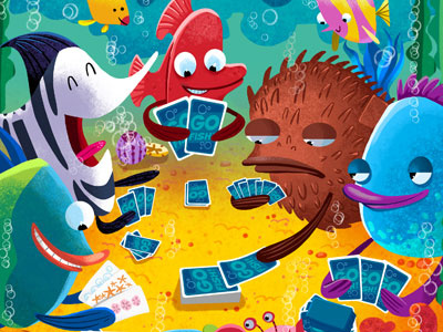 Go Fish fish highlights magazine painter photoshop