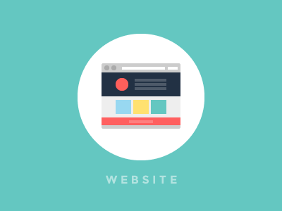 Web flat homepage illustration theidealists