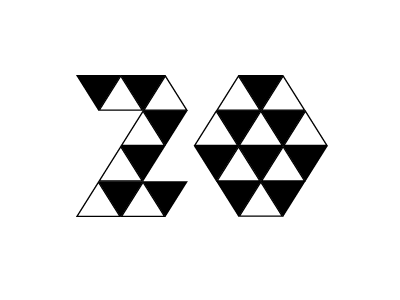 20 lettering numerals