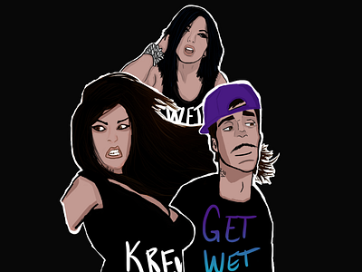 Krewella Illustration jahan krewella rain man vector yasmine