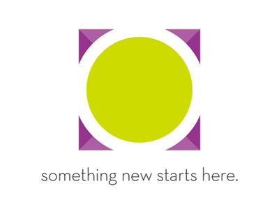 something new branding flat logo