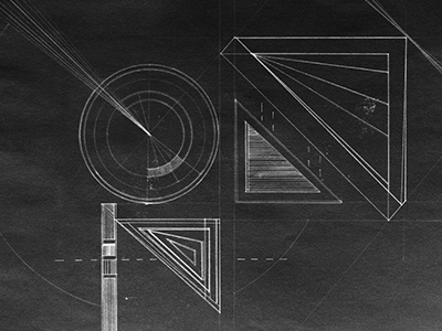 seneca black blueprints line drawing witch house