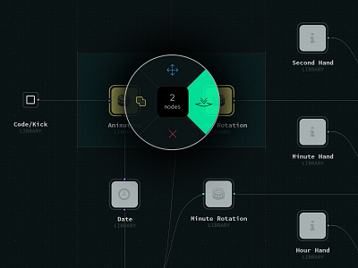 flowhub app code dark development fbp flow base programming flowhub icon node noflo ui