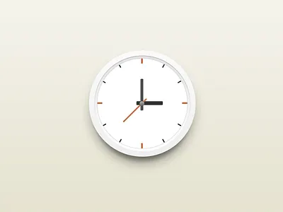 Round Clock china clock design round ui xiaowu
