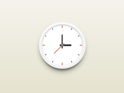 Round Clock china clock design round ui xiaowu
