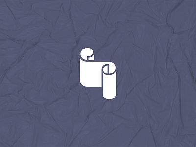S + paper = this logo logo monocolor s