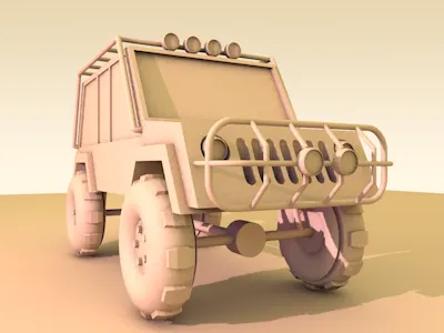 Jeep 3d c4d jeep