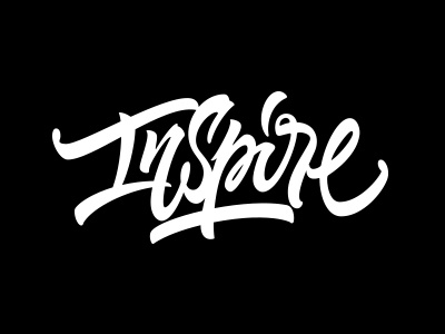 Inspire calligraphy design vs cancer hand written inspire lettering t shirt tee