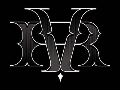 Custom Lettering VR custom lettering lettering monogram type typography