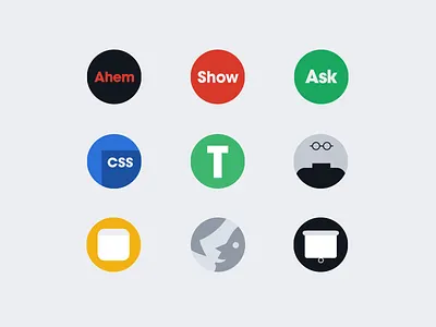 Designer News 2.0 Badges apple badge badges browser button buttons clean css steve type video