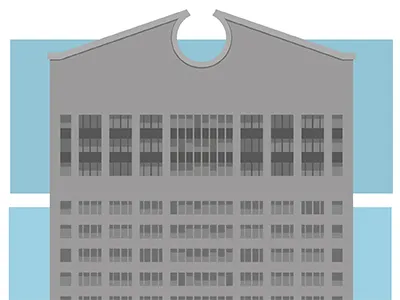 AT&T/Sony Building architecture building illustration johnson