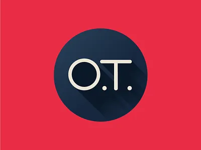 OPENTURK atrokhau circle clean crisp flat lettering logo minimal red simple type typography