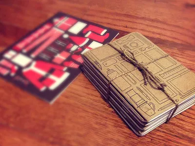 Pautler Design Christmas Gift 2013 cards christmas gift icons illustration notebooks sketchbook stationary