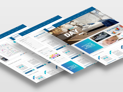 Furniture E-Commerce blue commerce decor ecommerce interface responsive ui ux web