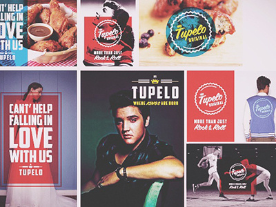 More than just Rock n' Roll branding elvis identity logo mississippi tupelo