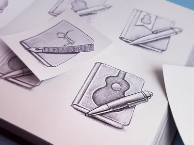 Music Icon Sketch brand identity branding startup branding visual identity