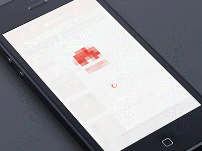 An App Interaction Animation design graphic graphic design ios7 iphone news ui ux